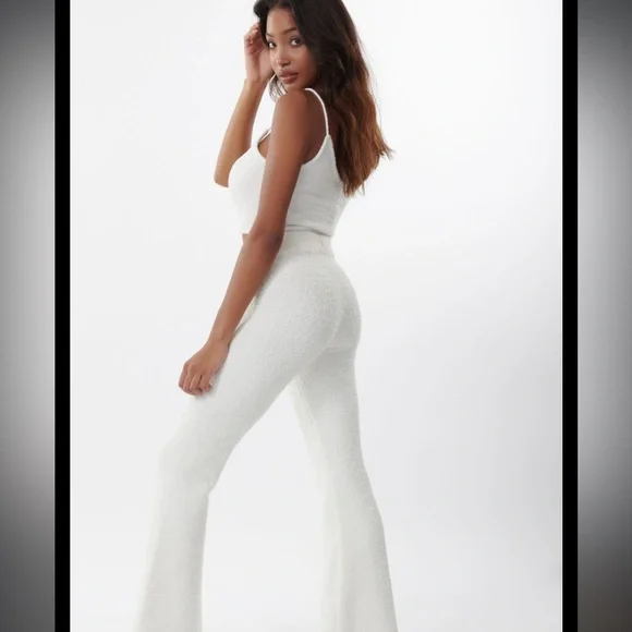 garage white fuzzy pant/tank set!!!!! - Picture 4 of 4